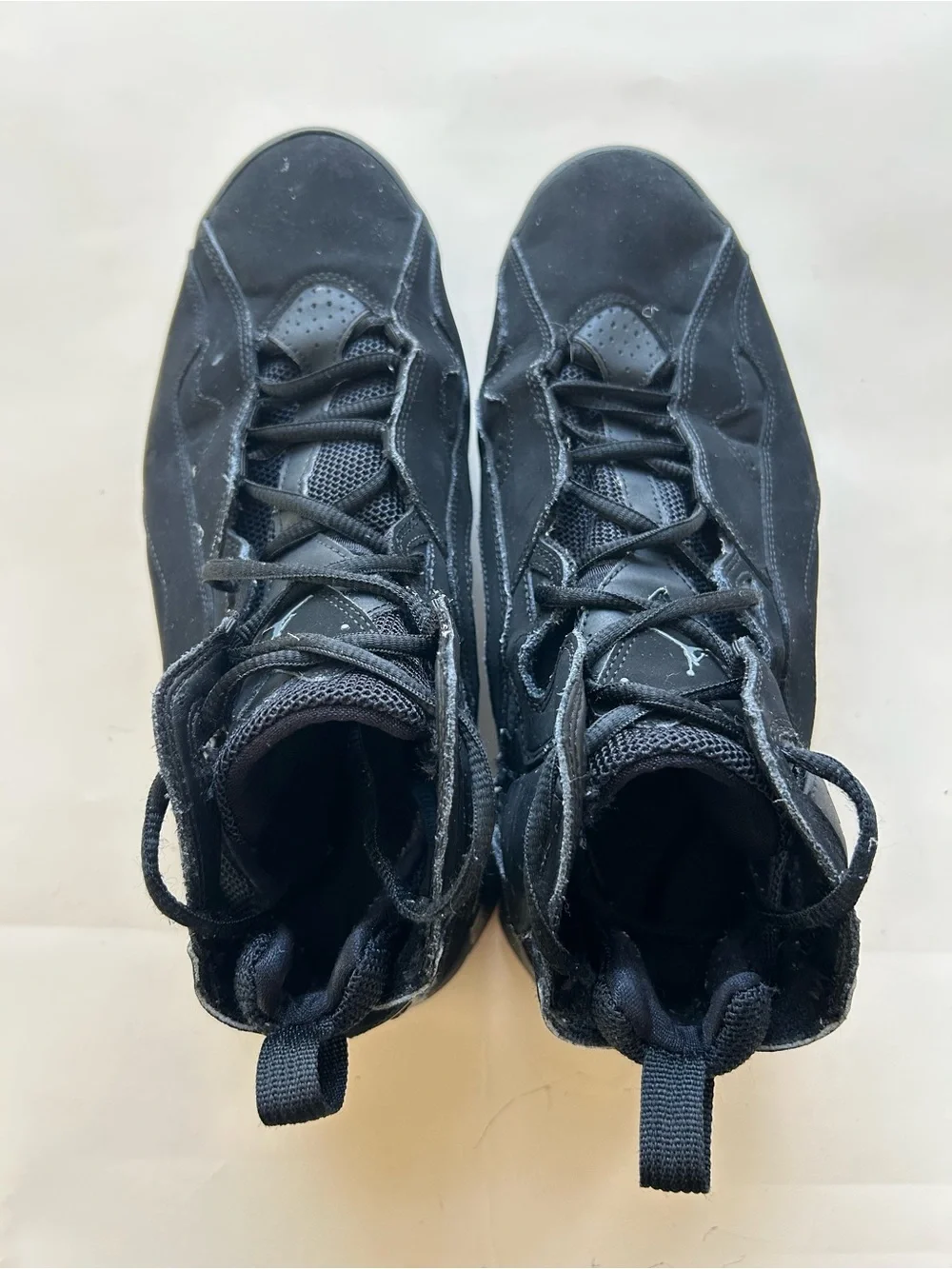 Jordan Black Suede High-Top Sneakers size 10.5